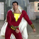 Shazam (Zachary Levi) does a happy dance to celebrate his film actually getting made.